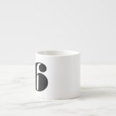 Nummer sechs espressotasse (Vorderseite)
