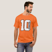 Nummer und Name personalisiert T-Shirt (Vorne ganz)