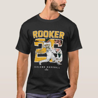 Nummer und Portrait Brent Rooker Oakland T-Shirt