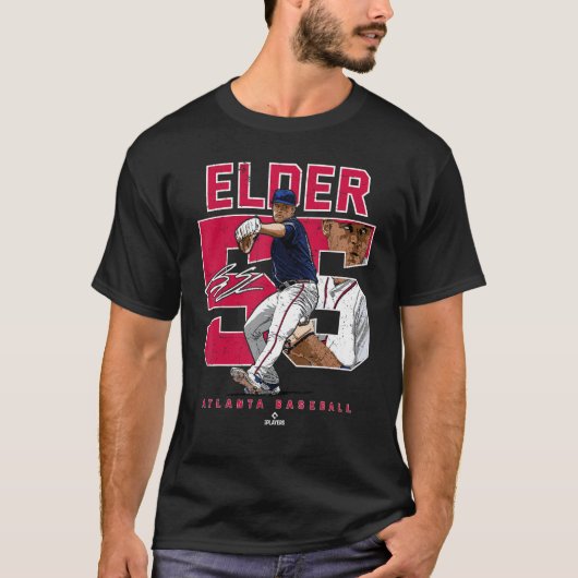 Nummer und Portrait Bryce Elder Atlanta T-Shirt (Vorderseite)
