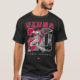 Nummer und Portrait Marcell Ozuna Atlanta MLBPA T-Shirt