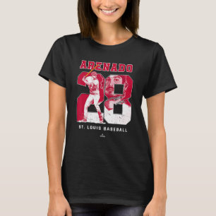 Nummer und Portrait Nolan Arenado St Louis MLBPA 1 T-Shirt