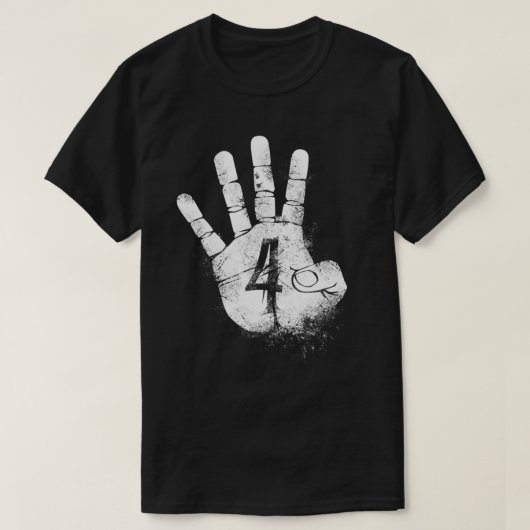 NUMMER VIER 4 Fantastische Wege zu sagen Hallo Aka T-Shirt (Design vorne)