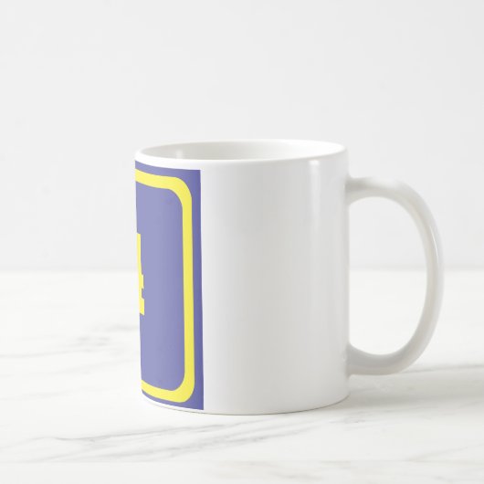 Nummer vier kaffeetasse (Rechts)
