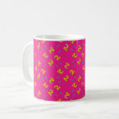 Nummer zwei rosa kaffeetasse (Vorderseite Links)
