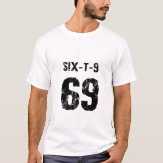 Nummerieren Sie den 69 Sport-Fan oder Vintages T-Shirt