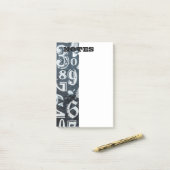 Nummeriert Post-It Post-it Klebezettel (Auf Schreibtisch)