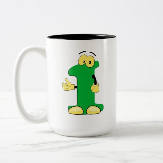 nummerierte Tasse (Links)