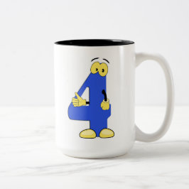 nummerierte Tasse