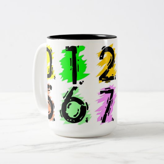 nummerierte Tasse (Vorderseite Links)