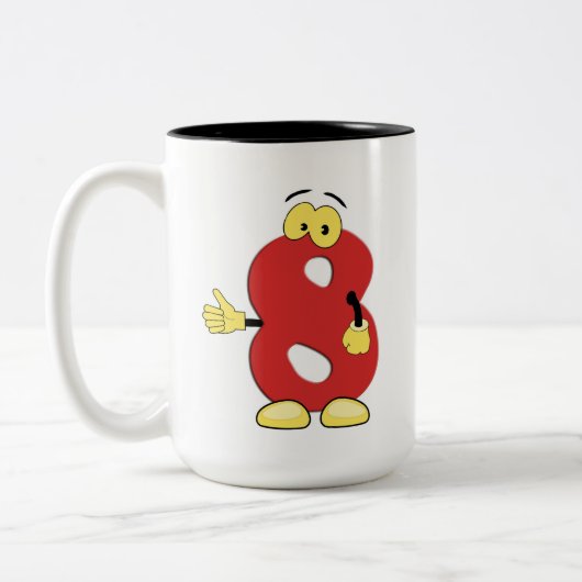 nummerierte Tasse (Links)