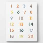 Nummern 1-20 fotoplatte (Vorderseite)