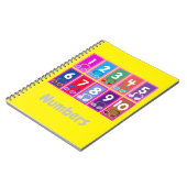 Nummern 1 bis 10 Frühmathematik-Notebook Notizblock (Linke Seite)