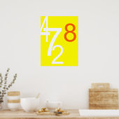 Nummern 2 poster (Küche)