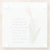 Nummern 6:24-26 Der Herr segne dich und Behalte di Glasuntersetzer (Rückseite)