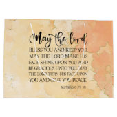 Nummern 6:24-26 Der Herr segne dich und Behalte di Große Geschenktüte (Rückseite)