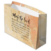 Nummern 6:24-26 Der Herr segne dich und Behalte di Große Geschenktüte (Rückseite Schrägansicht)