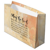 Nummern 6:24-26 Der Herr segne dich und Behalte di Große Geschenktüte (Vorderseite Schrägansicht)