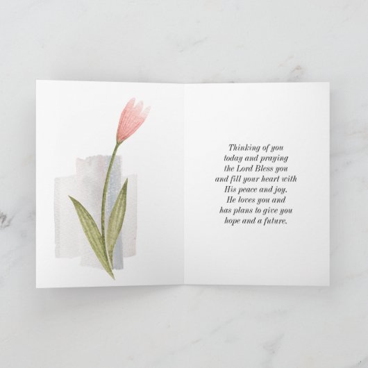 Nummern 6:24-26 Der Herr segne dich und Behalte di Karte (Innenseite)