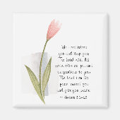 Nummern 6:24-26 Der Herr segne dich und Behalte di Magnet (Vorne)