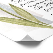 Nummern 6:24-26 Der Herr segne dich und Behalte di Poster (Ecke)