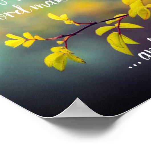 Nummern 6:24-26 Der Herr segne dich und Behalte di Poster (Ecke)