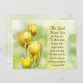 Nummern 6 24-26 Der Herr segne dich und behalte di Postkarte (Vorne/Hinten)