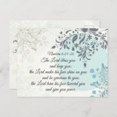 Nummern 6 24-26 Der Herr segne dich und behalte di Postkarte (Vorne/Hinten)