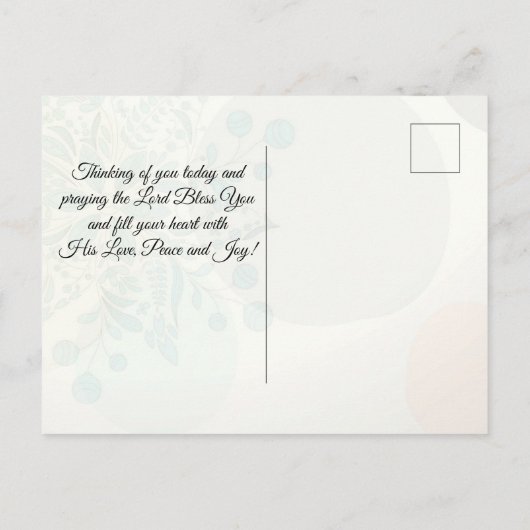 Nummern 6 24-26 Der Herr segne dich und behalte di Postkarte (Rückseite)