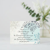 Nummern 6 24-26 Der Herr segne dich und behalte di Postkarte (Stehend Vorderseite)