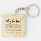Nummern 6:24-26 Der Herr segne dich und Behalte di Schlüsselanhänger (Rückseite)