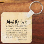 Nummern 6:24-26 Der Herr segne dich und Behalte di Schlüsselanhänger (Rückseite)