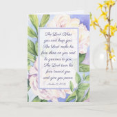 Nummern 6 24-26 Der Herr segne Sie Blume Karte (Gelbe Blume)