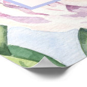 Nummern 6 24-26 Der Herr segne Sie Blume Poster (Ecke)