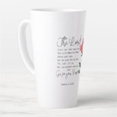 Nummern 6:24-26 Der Herr segne Sie die Blume der R Milchtasse (Linke Ecke)