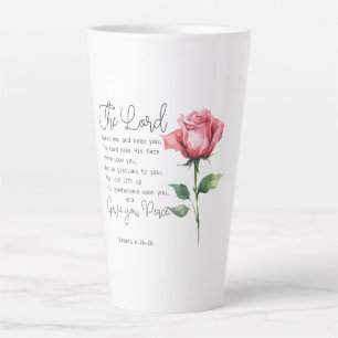 Nummern 6:24-26 Der Herr segne Sie die Blume der R Milchtasse