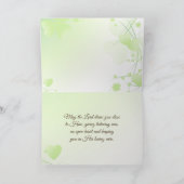 Nummern 6 24-26 Der Herr segne Sie irisches Design Karte (Innenseite)