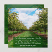 Nummern 6:24-26 Flachkarte (Vorne/Hinten)