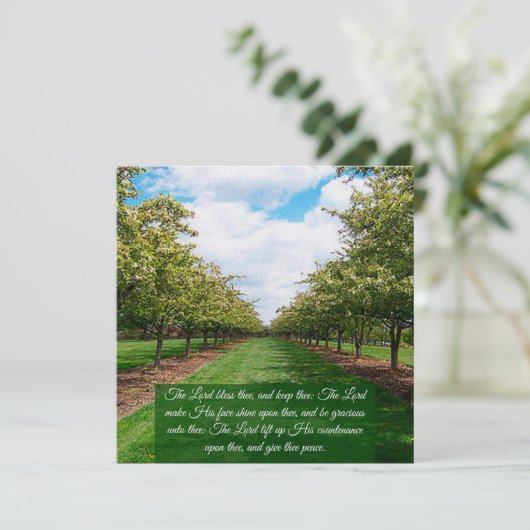 Nummern 6:24-26 Flachkarte (Stehend Vorderseite)