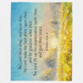 Nummern 6:24-26 fleecedecke (Vorderseite)