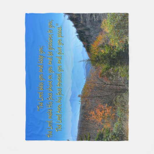 Nummern 6:24-26 fleecedecke (Vorderseite)