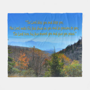 Nummern 6:24-26 fleecedecke