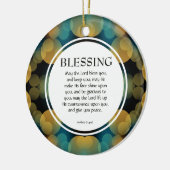 Nummern 6:24-26 | KANN DER HERRLICHE SCHWELLEN SIE Keramik Ornament (Links)