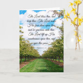 Nummern 6:24-26 Karte (Gelbe Blume)