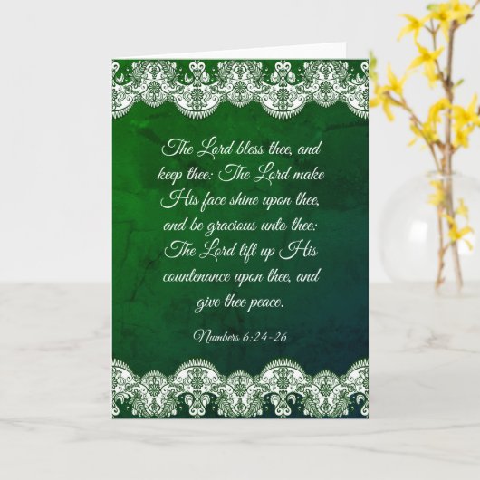 Nummern 6:24-26 Karte (Gelbe Blume)