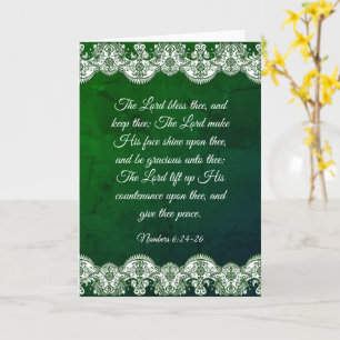 Nummern 6:24-26 Karte