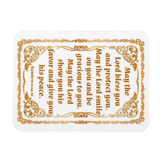 Nummern 6:24-26 Magnet (Horizontal)