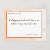 Nummern 6:24 Bibelverse über die Karte des Segens (Rückseite)