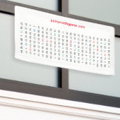 Nummernbanner 1 Mini Banner (Äußeres Gebäude)