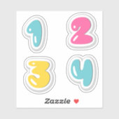 Nummernschild Aufkleber (Blatt)